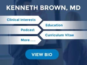 Kenneth Brown, MD biography summary
