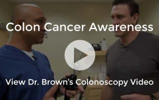 colon cancer awareness video that shows dr. kenneth brown getting his colonoscopy unsedated