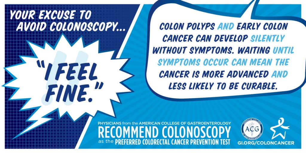 ACG recommends colonoscopy to screen early colon cancer detection
