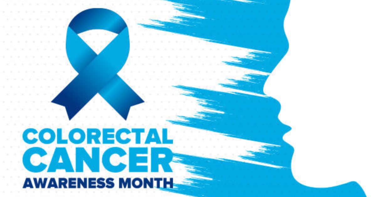 colon cancer awareness month 2024 with blue ribbon