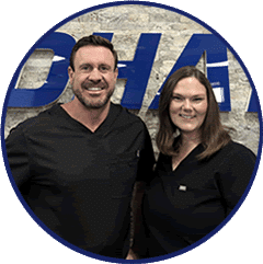 ken-megan2024 Dr. Kenneth Brown with Megan Canady, PA
